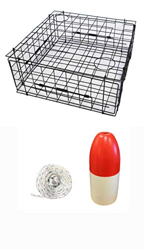 【中古】【未使用・未開封品】KUFA 28インチ ビニールコーティング カニトラップ 1/4インチ x 100フィート 無鉛シンキングライン 5インチ x 11...