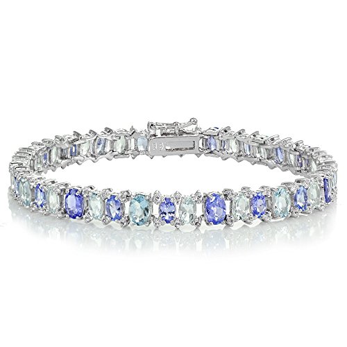 K18WG D1.85ct S17.72ct サファイアダイヤモンド テニス
