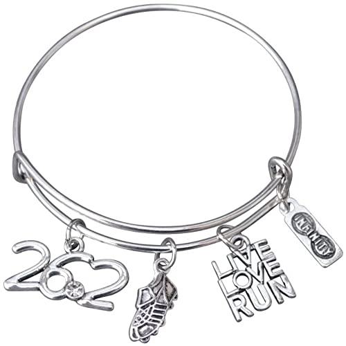 【中古】【未使用・未開封品】Infinity Collection ランナー用ブレスレット ランニングジュエリー ランナー向けギフト 調整可能なランナー用チャーム付きブレスレット クロス