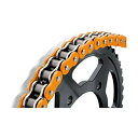【中古】【未使用・未開封品】BikeMaster 520 BMXRシリーズ Oリングチェーン 520x120 オレンジ