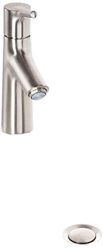 Hansgrohe 72010?Talis S 1.2?GPM単穴浴室の蛇口with Quickclean、Com、 72010821