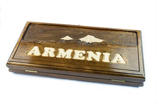 【中古】【未使用 未開封品】2 in 1 Armenian Backgammon Checkers手作りNardi高詳細木製ボードゲームHand Crafted Nardy ギフト