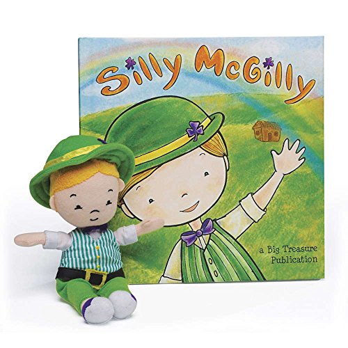 【中古】【未使用・未開封品】Silly McGilly Irish book & children's leprechaun toy (unpackaged), St. Patrick's Day Gift, Leprechaun Tricks, Irish children's book for