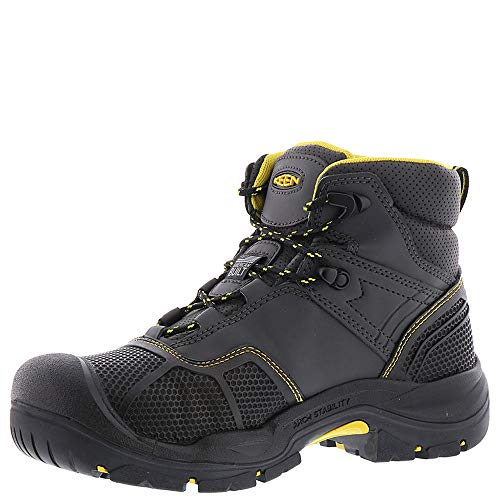 【中古】【未使用 未開封品】KEEN Utility Men 039 s Logandale Waterproof Boot,Raven/Black,7 2E US