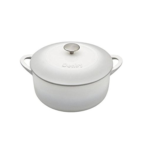 【中古】【未使用・未開封品】Denby USA 天然キャンバス鋳鉄 4L ラウンドキャセロール M 【中古】【未使用・未開封品】Denby USA 天然キャンバス鋳鉄 4L ラウンドキャセロール M