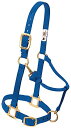 yÁzygpEJizWeaver Leather Nylon Average Adjustable Draught Horse Halter, Blue