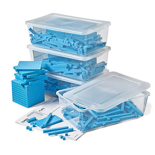 【中古】【未使用・未開封品】ETA hand2mindブループラスチックベースブロック、クラスセット