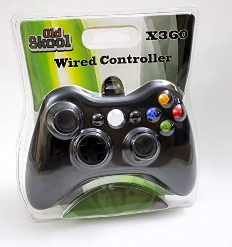 【中古】【未使用・未開封品】Old Skool Wired USB Controller for PC & Xbox 360 - Black [並行輸入品]