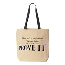 【中古】【未使用・未開封品】Prove Itキャンバストートバッグ