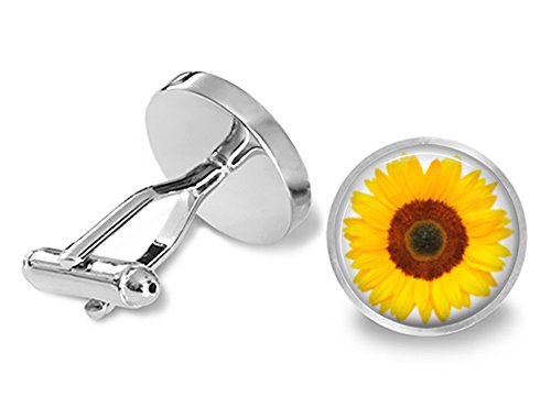 【中古】【未使用・未開封品】ひまわりCufflinks