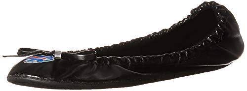 【中古】【未使用・未開封品】NFL チームロゴ レディース折り畳み式フラットシューズ クラッチバッグ付..