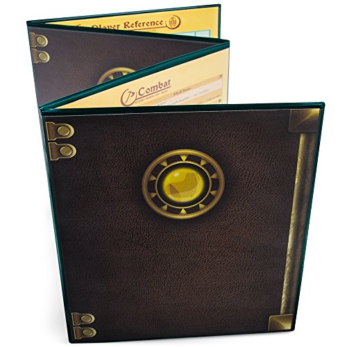 【中古】【未使用・未開封品】The Master's Tome 4-Panel Customizable GM Screen with Free Inserts by Stratagem (Green)