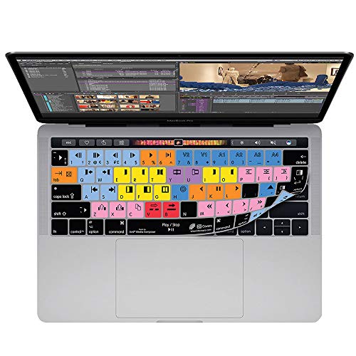 【中古】【未使用・未開封品】KB Covers Avid Media QWERTY キーボードカバー MacBook Pro Touch Bar付き (Late 2016) 19159