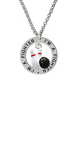 【中古】【未使用・未開封品】Silvertoneボーリングボールとボーリングピン???私はA Fighter Affirmati..