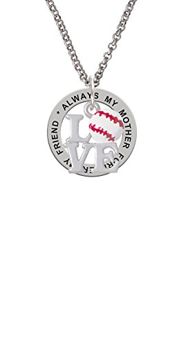 【中古】【未使用・未開封品】Love with Baseball - Always My Mother Affirmation リングネックレス