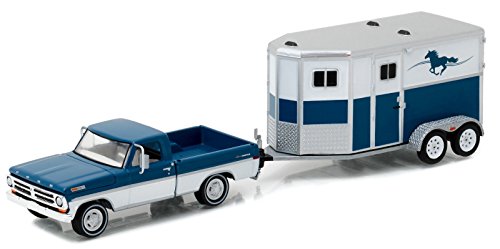 【中古】【未使用・未開封品】GREENLIGHT 1:64 HITCH & TOW SERIES 9 - 1972 FORD F-100 AND HORSE TRAILER 32090-B