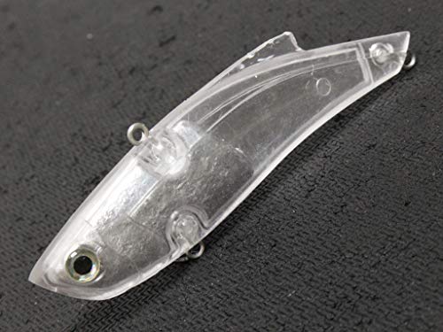 wLure 10空白未塗装Minnow Crankbait Topwater Lipless Jerkbait釣りルアーwith Free Eyes ( upl676p10?)