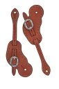 【中古】【未使用・未開封品】Weaver Leather Buckaroo バターハーネス レザー 平 ストラップ キャニオン ローズ (30-0311)