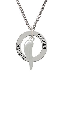 【中古】【未使用・未開封品】Good Luckイタリアホーン???Soccer Affirmationリングネックレス【メーカー名】【メーカー型番】【ブランド名】Delight Jewelry 服＆ファッション小物, ネックレス 【商品説明】Good Luckイタリアホーン???Soccer Affirmationリングネックレス【注意】こちらは輸入品となります。当店では初期不良に限り、商品到着から7日間は返品を 受付けております。こちらは当店海外ショップで一般の方から買取した未使用・未開封品です。買取した為、中古扱いとしております。他モールとの併売品の為、完売の際はご連絡致しますのでご了承ください。ご注文からお届けまで1、ご注文⇒ご注文は24時間受け付けております。2、注文確認⇒ご注文後、当店から注文確認メールを送信します。3、当店海外倉庫から当店日本倉庫を経由しお届けしますので10〜30営業日程度でのお届けとなります。4、入金確認⇒前払い決済をご選択の場合、ご入金確認後、配送手配を致します。5、出荷⇒配送準備が整い次第、出荷致します。配送業者、追跡番号等の詳細をメール送信致します。6、到着⇒出荷後、1〜3日後に商品が到着します。　※離島、北海道、九州、沖縄は遅れる場合がございます。予めご了承下さい。お電話でのお問合せは少人数で運営の為受け付けておりませんので、メールにてお問合せお願い致します。営業時間　月〜金　10:00〜17:00お客様都合によるご注文後のキャンセル・返品はお受けしておりませんのでご了承下さい。