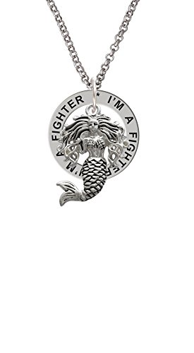 【中古】【未使用・未開封品】マーメイド???私はA Fighter Affirmationリングネックレス