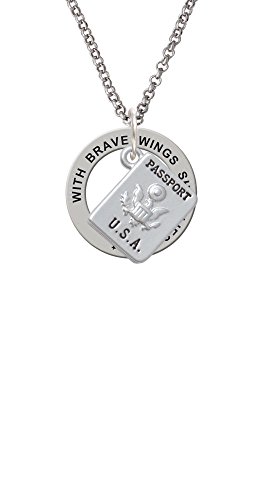 【中古】【未使用・未開封品】米国パスポート???Brave Wings Affirmationリングネックレス