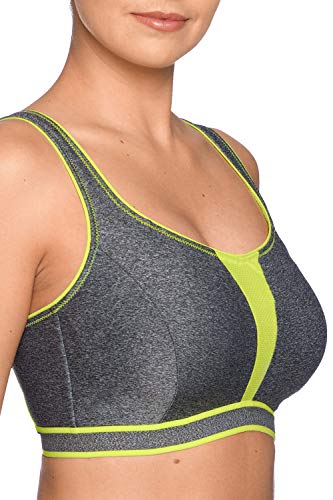 【中古】【未使用・未開封品】(36 G, Cosmic Grey) - Primadonna Prima Donna Womens The Mesh Wired Sports Bra