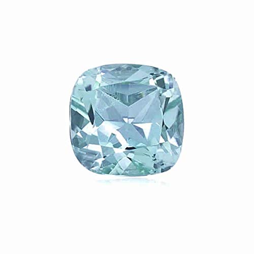 【中古】【未使用・未開封品】1.15???1.34?CTSの7.0?X 7.0?MM AA +クッションカットアクアマリン( 1?pc..