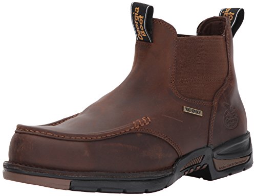 【中古】【未使用・未開封品】[Georgia] GB00156 Mid Calf Boot Dark Brown 12 W US(4)