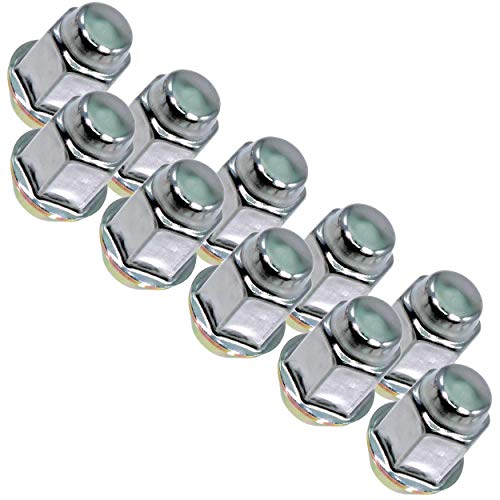 APDTY 722233 Dometop ホイールラグナット 10 スレッドサイズ 1/2-20 Dometop 3/4インチ 六角 1-5/16インチ 詳細については説明をご覧ください(2