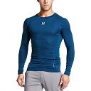 【中古】【未使用 未開封品】(Small, Estate Blue) - Mission Men 039 s VaporActive Voltage Long Sleeve Compression Shirt, Estate Blue, Small