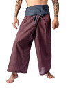 【中古】【未使用・未開封品】BEST Thai Fisherman Pants Yoga Trousers Free Size Cotton Blue and ...
