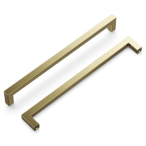 【中古】【未使用・未開封品】Hickory Hardware HH075422-EGN Skylight Collection Pull, 8-13/16インチ (224mm) ホールセンター エラシブゴールデンニッケル