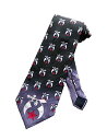 【中古】【未使用・未開封品】Shriners Neck Tie???ブラックとグレー背景ポリエステルLong Tie withマルチShrinersロゴCrest Masonicパターンデザインfor Freemasons