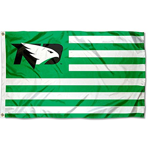 【中古】【未使用・未開封品】North Dakota FightingホークスHawks Stars and Stripes Nation Flag