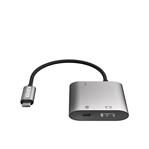 【中古】【未使用・未開封品】Kanex USB Macbook 用 Type-C 4K HDMI マルチメディア 充電・同期アダプ..