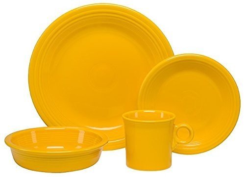 š̤ۡѡ̤ʡ(Daffodil) - Homer Laughlin 831-342 4 Piece Place Setting Dinnerware, Daffodil