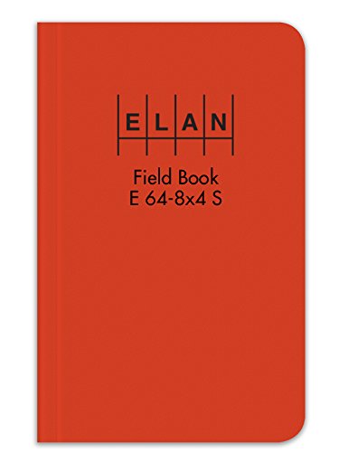 【中古】【未使用 未開封品】Elan Publishing Company E64-8x4Sソーインフィールド測量ブック4 5/8 x 7 1/4オレンジ硬質カバー（12個入り）