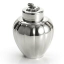 【中古】【未使用・未開封品】Royal Selangor 手仕上げ メロンコレクション ピューター 気密 紅茶/コーヒーキャディ 木製ギフトボックス入り ギフト