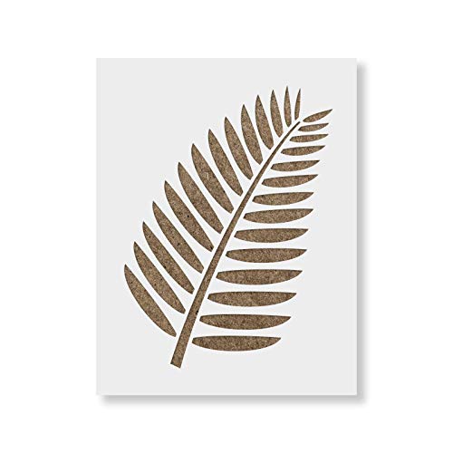 (13cm x 15cm) - Tropical Leaf Stencil Template - Reusable Stencil with Multiple Sizes Available