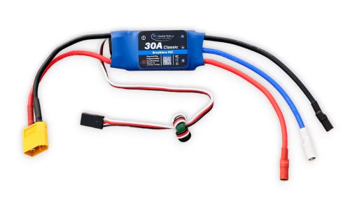 【中古】【未使用 未開封品】30A RC Brushless Motor Electric Speed Controller ESC BEC with XT60 3.5mm bullet plugs