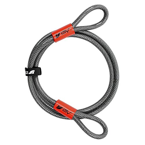 【中古】【未使用・未開封品】BV 7 FT Security Steel Cable, Double Looped Flex Lock Cable 3/8 Inch, for U-Lock, Padlock, and Disc Lock 141［並行輸入］