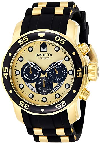 【中古】【未使用・未開封品】Invicta Pro Diverクロノグラフゴールドダイヤルメンズ時計24852【メーカー名】【メーカー型番】【ブランド名】Invicta 腕時計, 海外ブランド Invicta: Designer【商品説明】Invicta Pro Diverクロノグラフゴールドダイヤルメンズ時計24852【注意】こちらは輸入品となります。当店では初期不良に限り、商品到着から7日間は返品を 受付けております。こちらは当店海外ショップで一般の方から買取した未使用・未開封品です。買取した為、中古扱いとしております。他モールとの併売品の為、完売の際はご連絡致しますのでご了承ください。ご注文からお届けまで1、ご注文⇒ご注文は24時間受け付けております。2、注文確認⇒ご注文後、当店から注文確認メールを送信します。3、当店海外倉庫から当店日本倉庫を経由しお届けしますので10〜30営業日程度でのお届けとなります。4、入金確認⇒前払い決済をご選択の場合、ご入金確認後、配送手配を致します。5、出荷⇒配送準備が整い次第、出荷致します。配送業者、追跡番号等の詳細をメール送信致します。6、到着⇒出荷後、1〜3日後に商品が到着します。　※離島、北海道、九州、沖縄は遅れる場合がございます。予めご了承下さい。お電話でのお問合せは少人数で運営の為受け付けておりませんので、メールにてお問合せお願い致します。営業時間　月〜金　10:00〜17:00お客様都合によるご注文後のキャンセル・返品はお受けしておりませんのでご了承下さい。