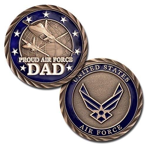 【中古】【未使用・未開封品】Proud Air Force Dad Challenge Coin