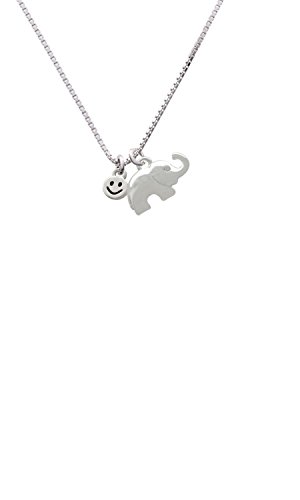 【中古】【未使用・未開封品】Mini Smiley Face Elephant Necklace , 18?