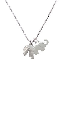 【中古】【未使用・未開封品】3?- D Fortune Cookie Elephant Necklace, 18?" + 2?"