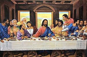 【中古】【未使用・未開封品】最後の晩餐1つ(Religious) アーティストジャン・R Francois 24?X 36ブラックアートプリントポスターアフリカ系アメリカ人 ブラック Unfrmd-LSTS