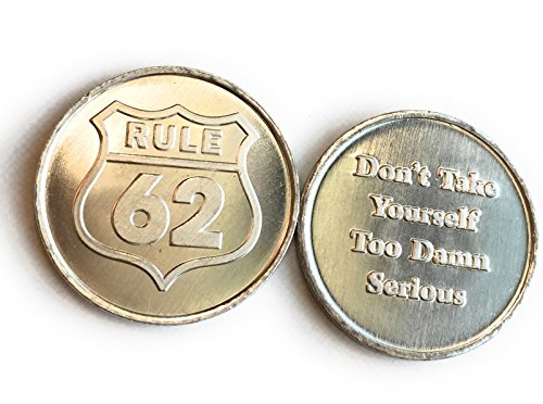 【中古】【未使用・未開封品】Bulk Lot of 25 Aluminium Rule 62 Don't Take Yourself Too Damn Serious AA Medallions