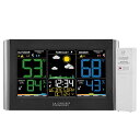 【中古】【未使用・未開封品】La Crosse Technology C85845-1 Colour Wireless Forecast Station