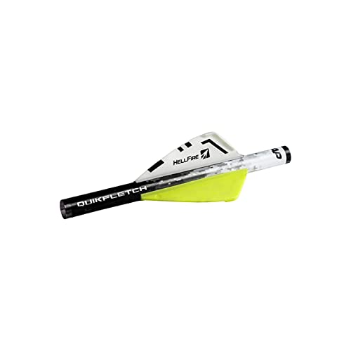 乐天商城 - 【中古】【未使用・未開封品】NAP Quikfletch ヘルファイア 6個パック 2 in イエロー