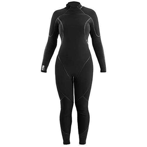【中古】【未使用・未開封品】Aqualung Aquaflex 5?mmレディースウェットスーツ(8?, Galaxy/ブラック)